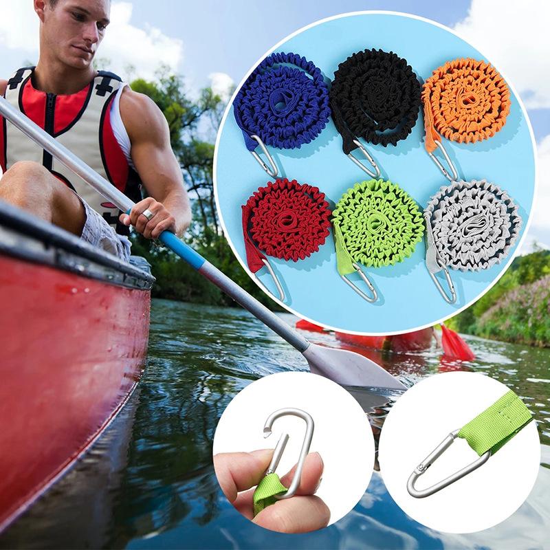 Adjustable Elastic Kayak Rod L - Fishing Kayak Paddle Leash recension och pris
