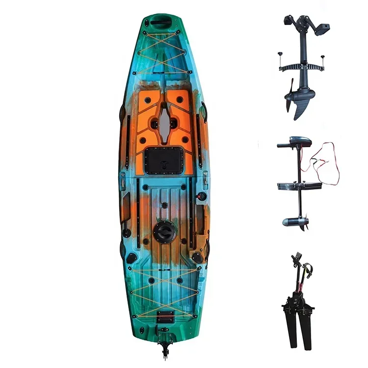 9.5ft 1 Person Folding Plastic - Fishing Kayak Pedal Drive recension och pris